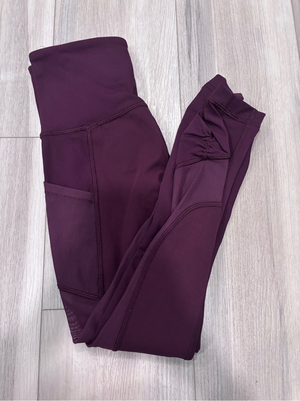 lululemon athletica maroon High-Rise Leggings with Side Pocket